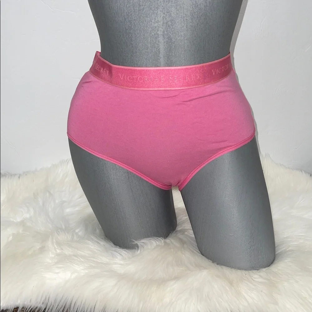 Victoria’s Secret Logo Cotton Modern Brief Panty Underwear. NWT